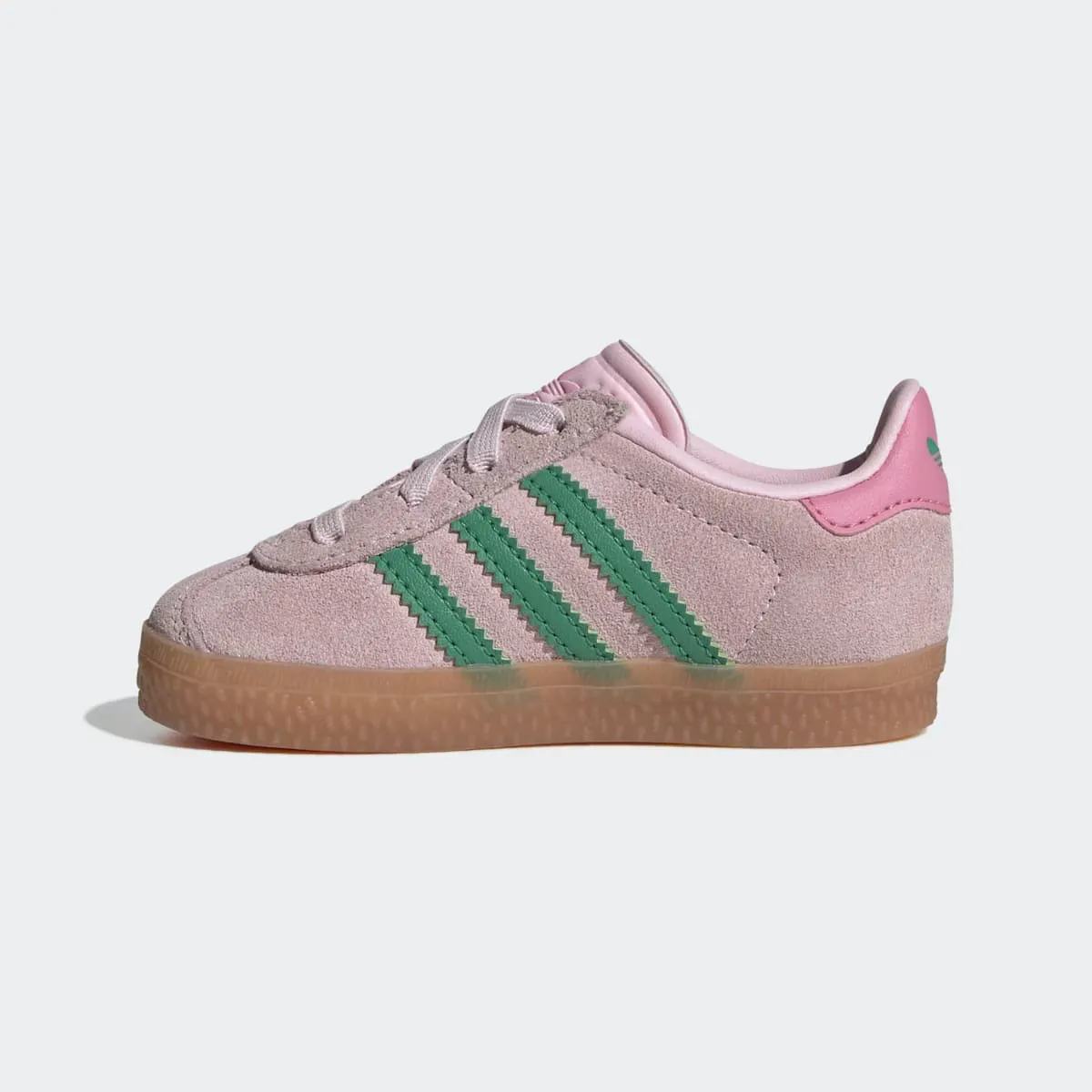 Детские повседневные кроссовки GAZELLE CF EL I Adidas Originals, розовый — фото 4