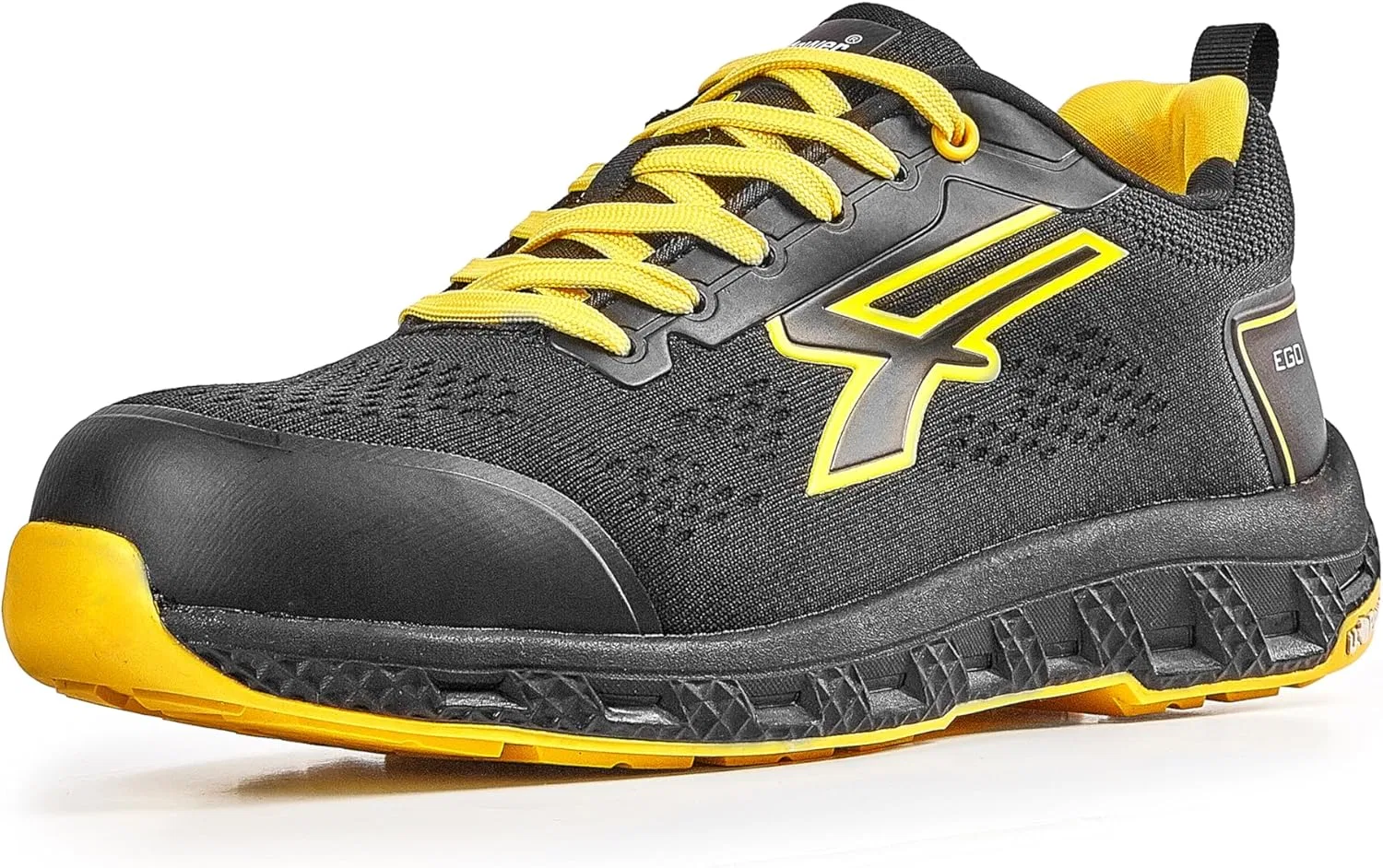 Мужские противопожарные туфли U Power Scarpe Antinfortunistiche Da Lavoro, Black Yellow
