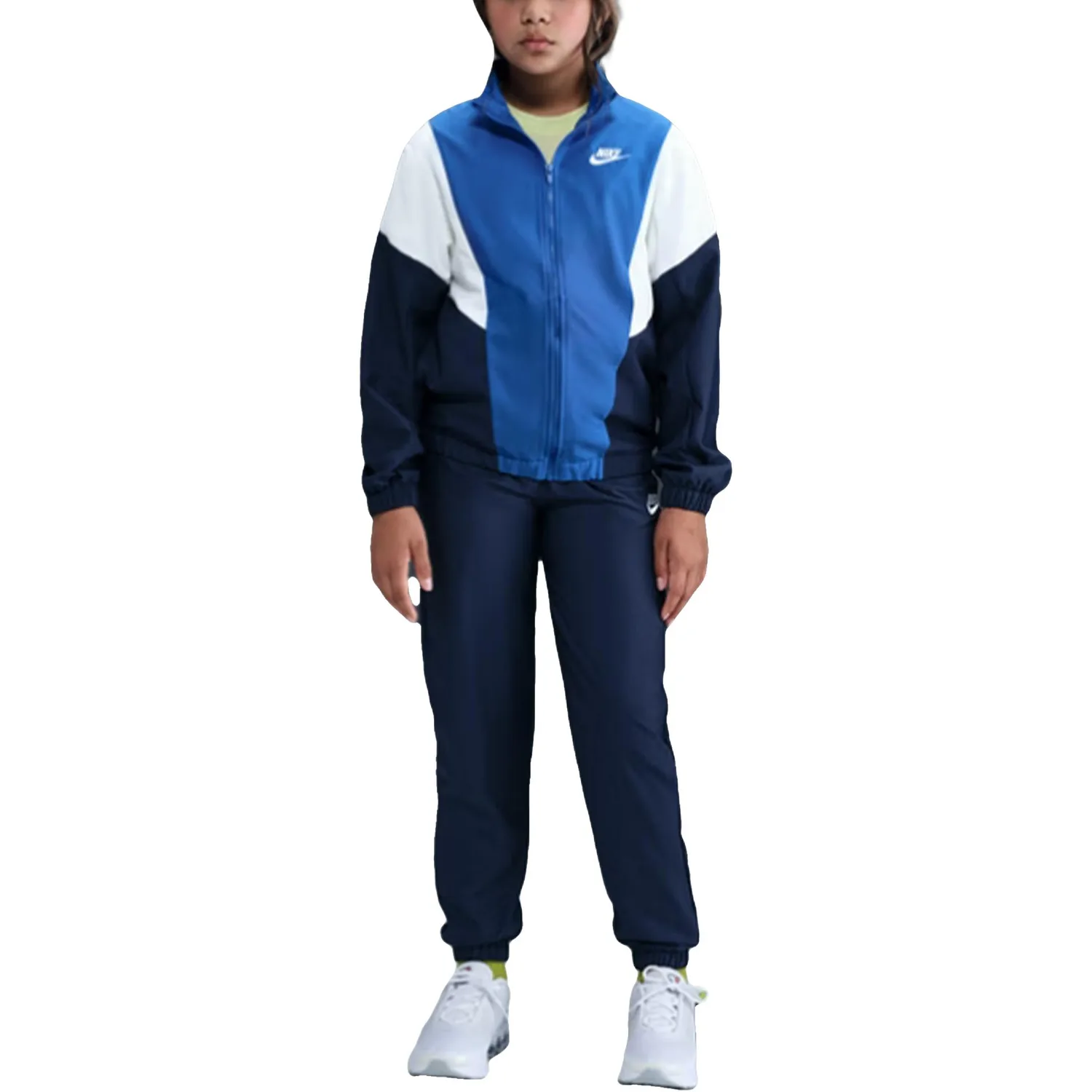 Детский спортивный комплект Casual Nike, Dark Navy Blue/Game Royal Blue/White/White