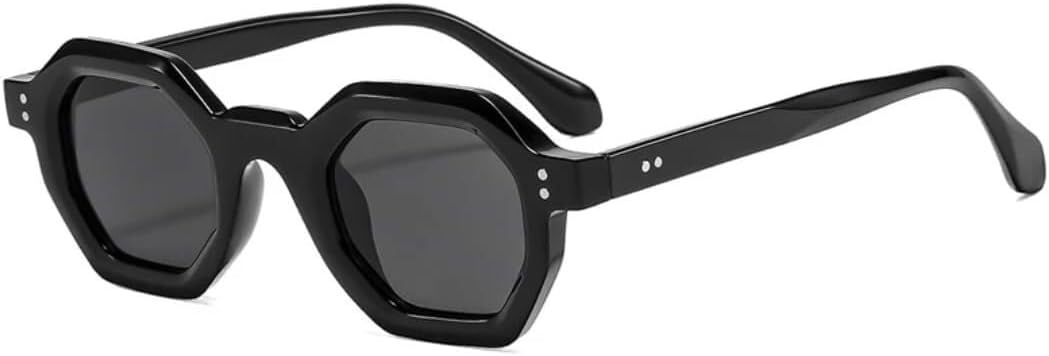 

Солнцезащитные очки с защитой UV400 | Маленькие заклепки, леопардовый принт, синий | для женщин и мужчин, для занятий спортом на открытом воздухе и вождения LXLHWN, Black Grey