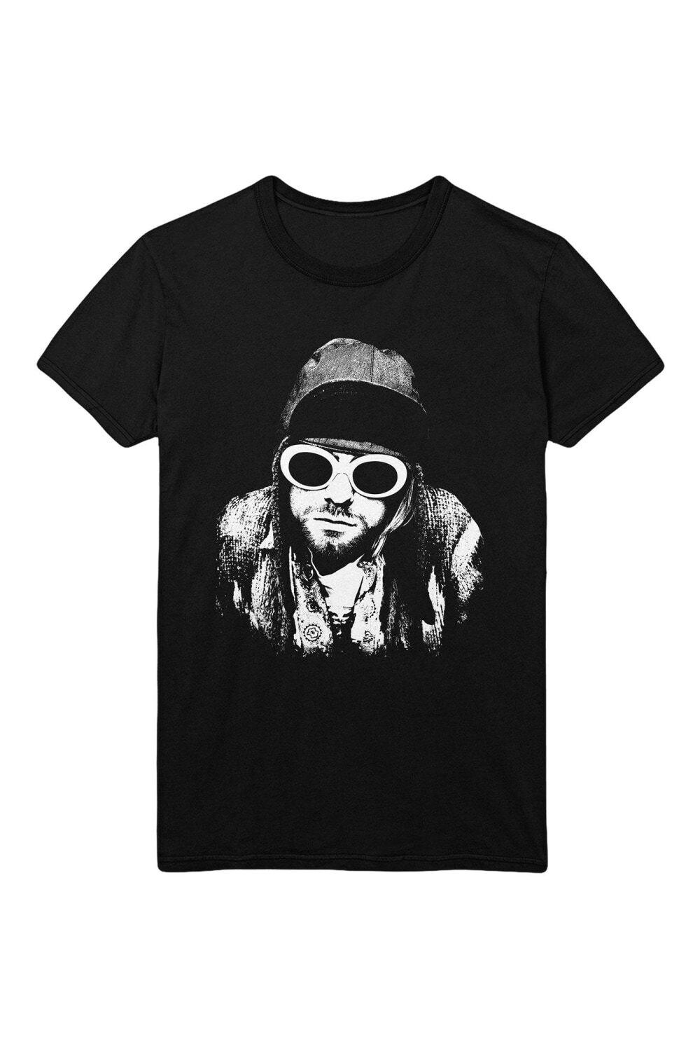 

Хлопковая футболка с фотографией Kurt Cobain, черный