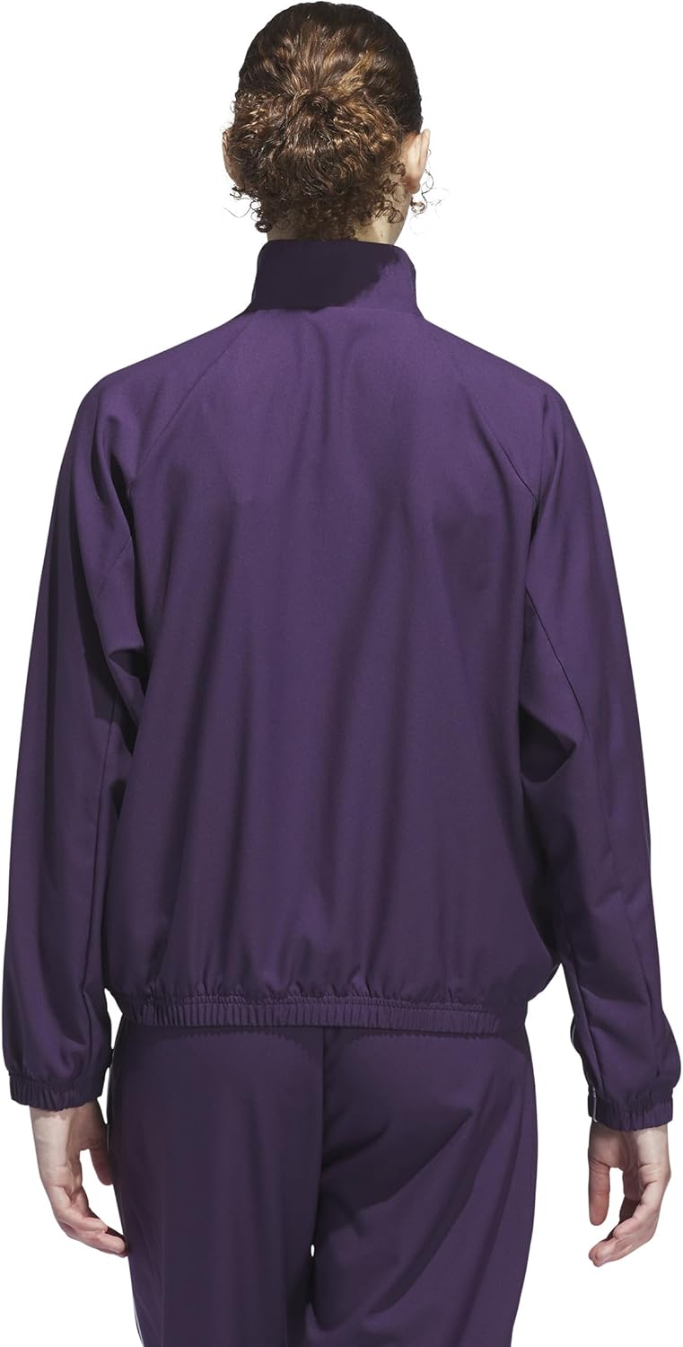 adidas Женская баскетбольная куртка Crazylite Woven, Aurora Plum/White — фото 2