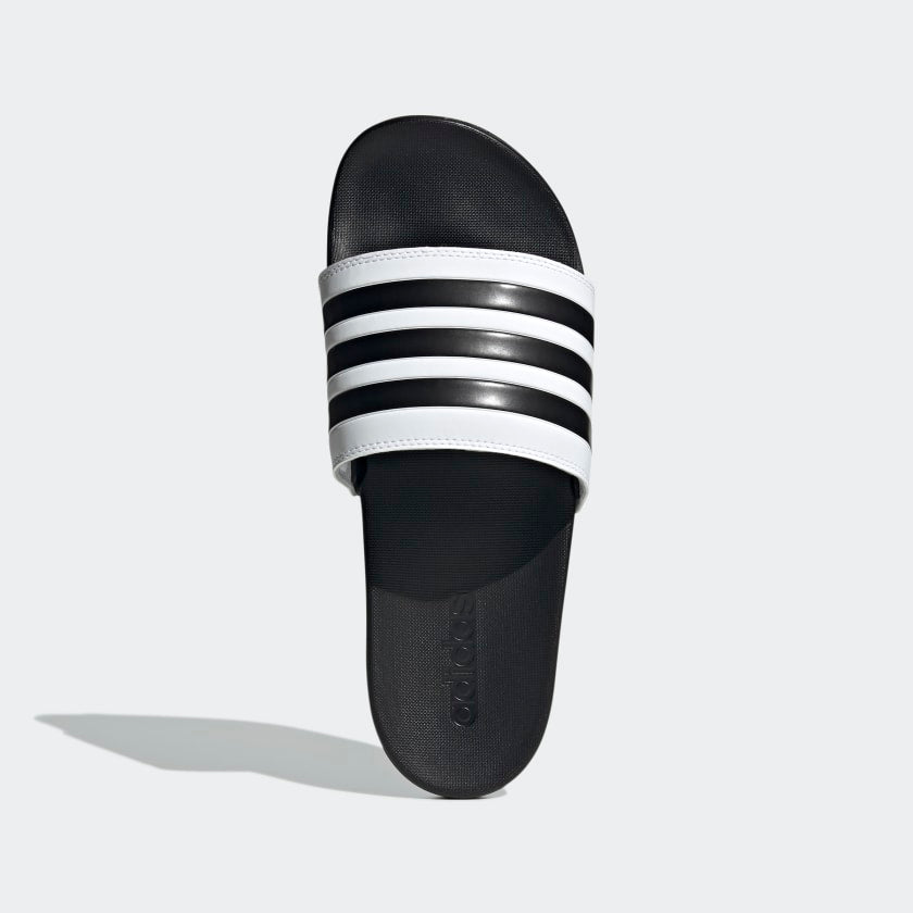 Мужские шлепанцы Adidas Adilette Comfort, белый/черный — фото 2