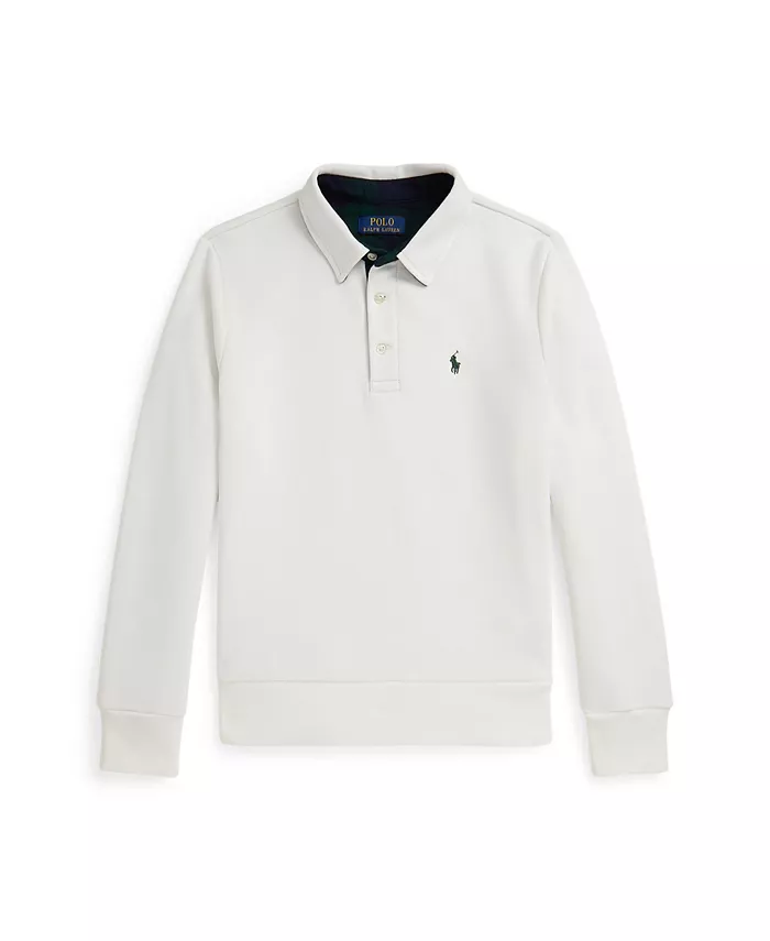 

Мальчики 8-20 Толстовка с длинным рукавом Polo Ralph Lauren, белый