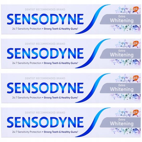 

Зубная паста Extra Whitening, 4 шт. Sensodyne