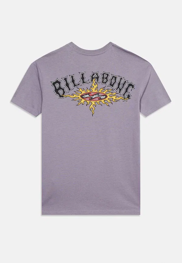Футболка с принтом Burn Out Tee Billabong, фиолетовый пепел — фото 2