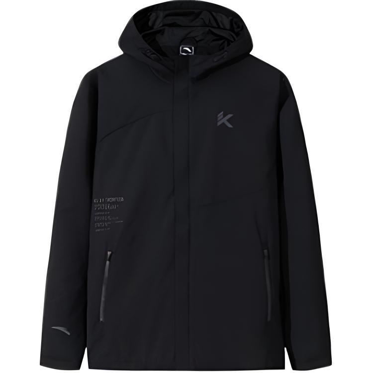 

ANTA Баскетбольная коллекция Тренч Мужской базовый черный, Basic Black