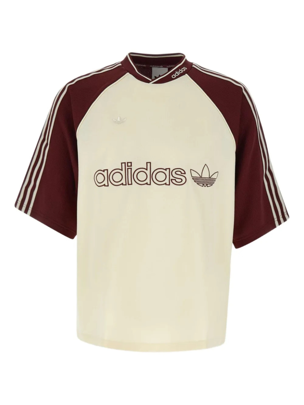 

Футболка Adidas с рукавами реглан и логотипом, красный