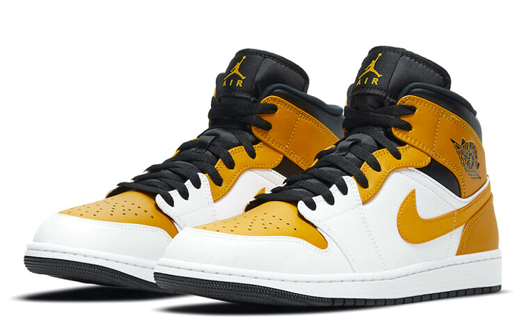 Кроссовки Air JORDAN 1 Vintage Basketball Shoes Men Mid-Top Black White Gray — фото 3
