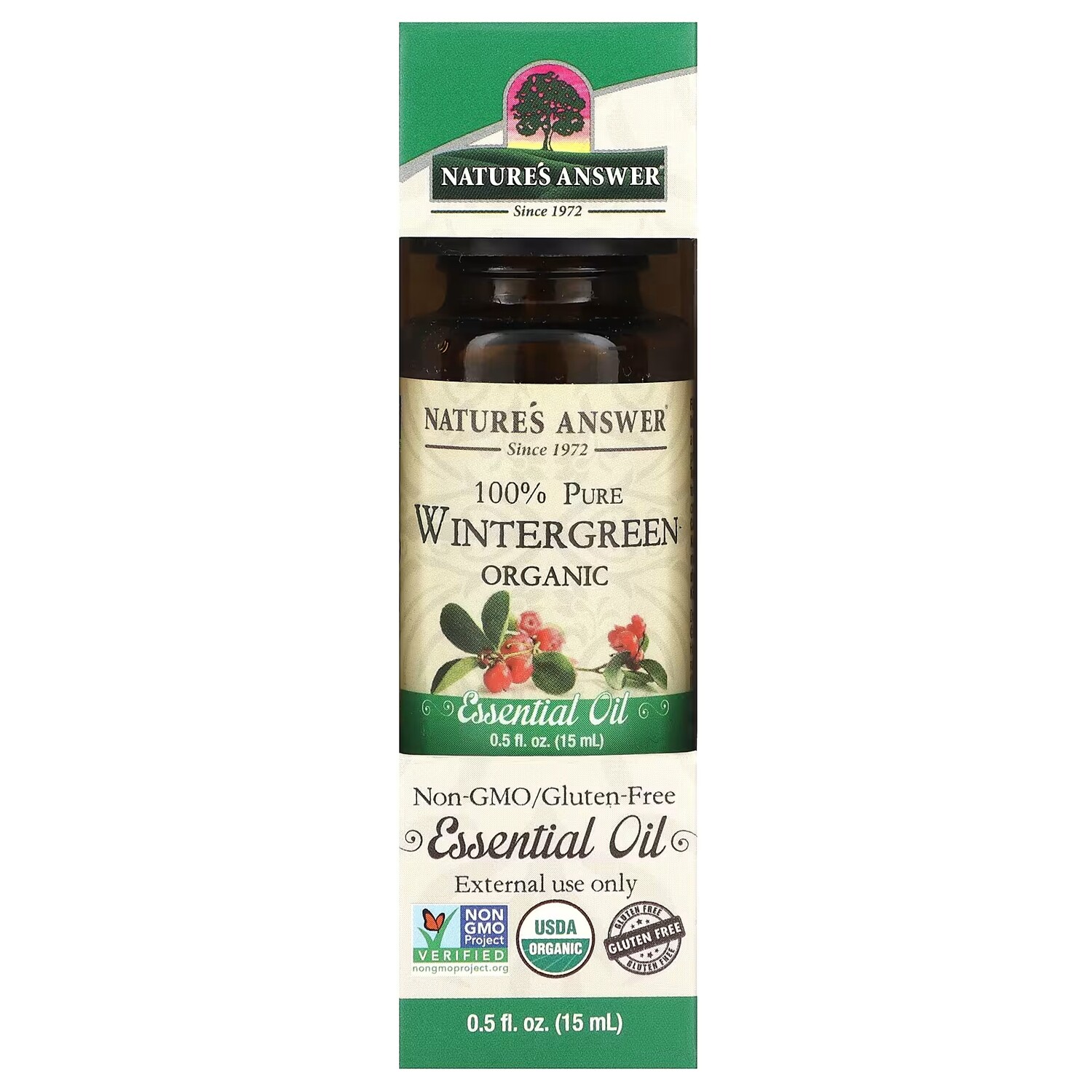 

Масло Nature's Answer 100% Wintergreen, 15 мл