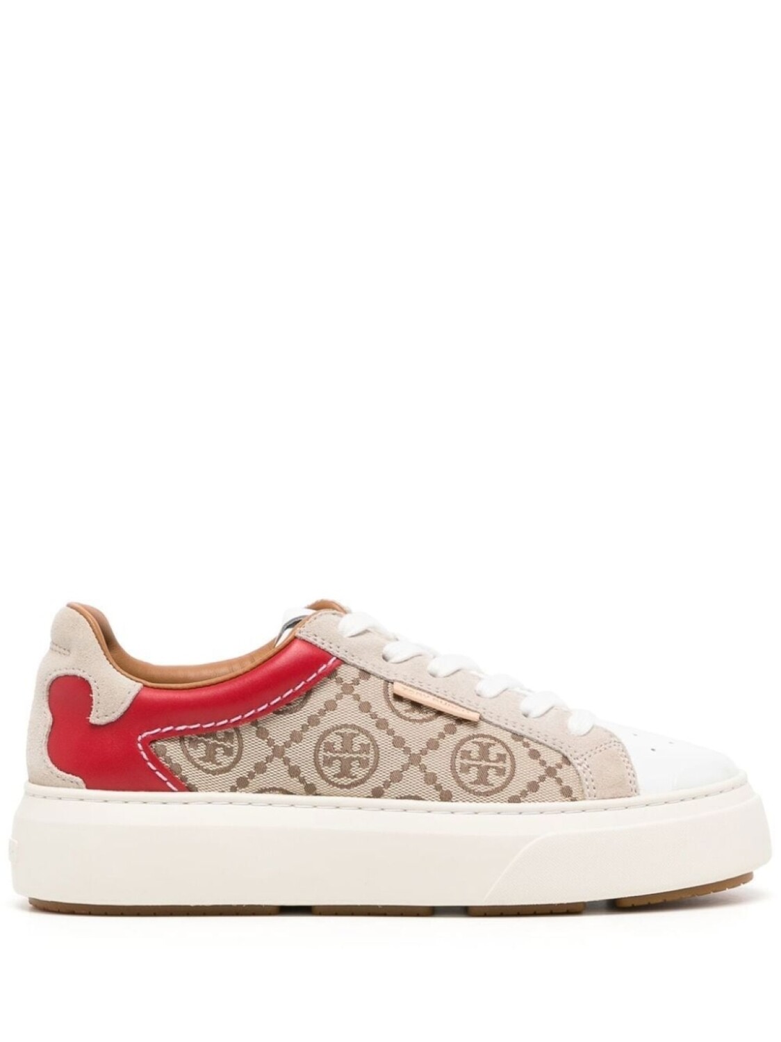 

Tory Burch кроссовки с монограммой, коричневый