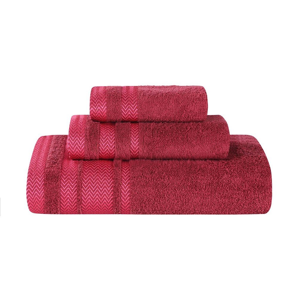 

Набор хлопковых впитывающих полотенец Hays SUPERIOR, 3 шт., цвет Cranberry