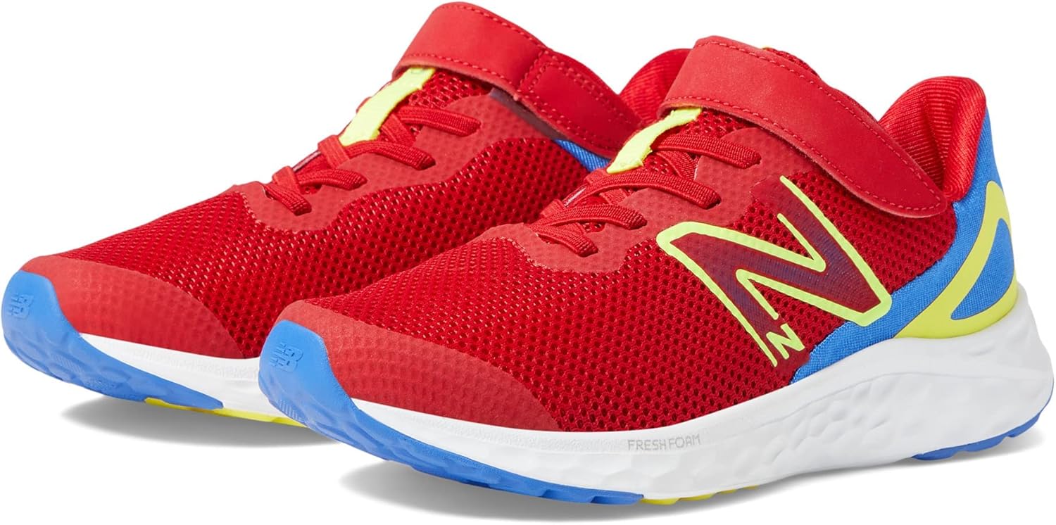 Детские кроссовки для бега New Balance Fresh Foam Arishi V4, красный/синий — фото 2