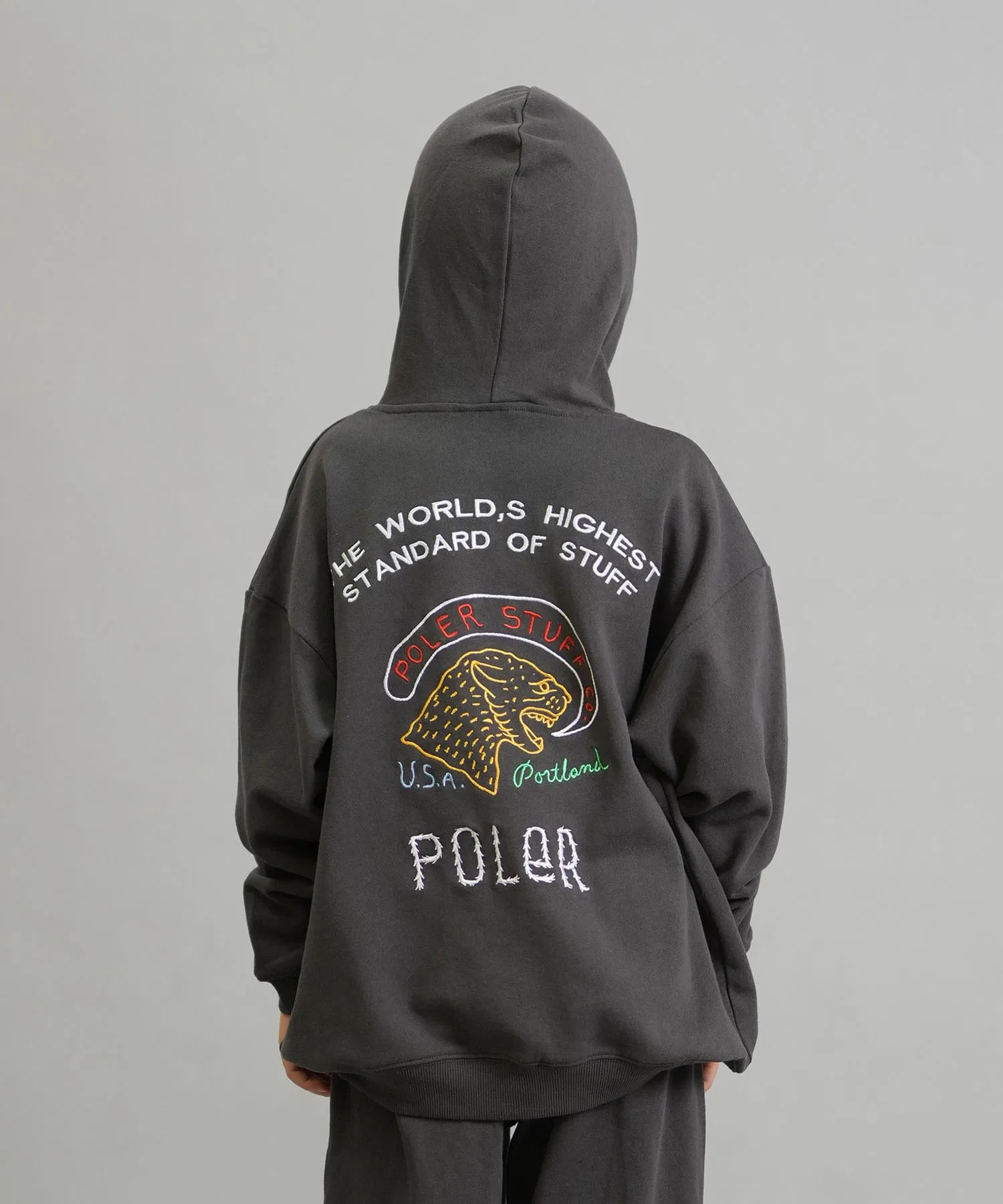 Детская толстовка с капюшоном POLER KIDS STUFF HOOD, артикул 259MCV0037