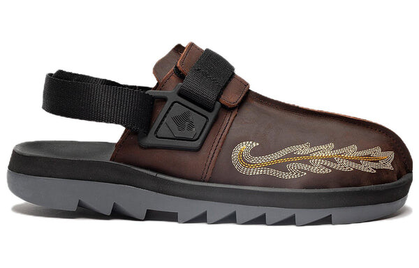 Тапочки mountain research x beatnik sandal 'brown' Reebok, коричневый — фото 3