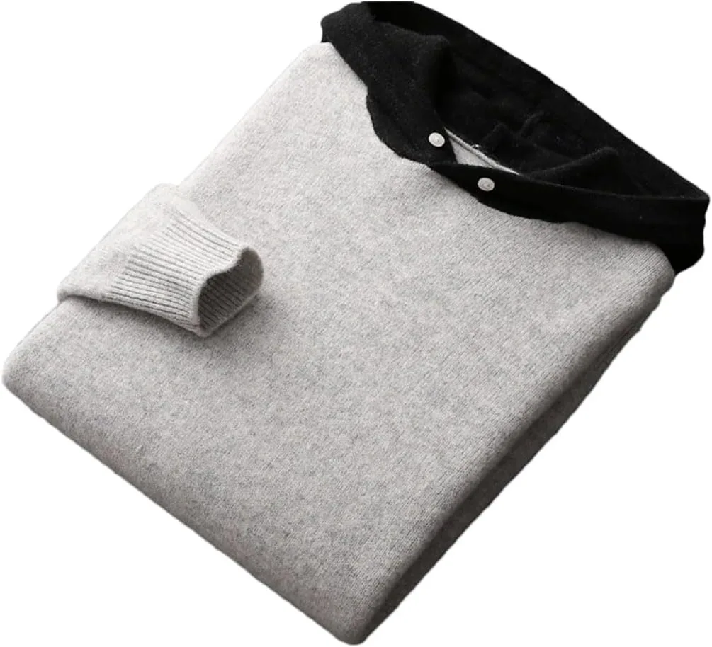 

Мужской худи из 100% кашемира, утепленный, с длинным рукавом