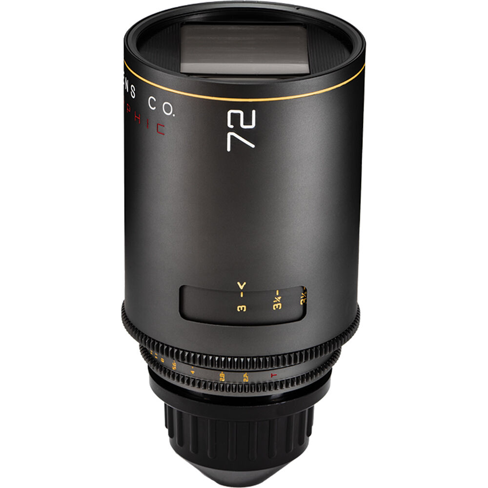 

Анаморфотный объектив Atlas Lens Co. Mercury 72 мм T2.2 1,5x с фиксированным фокусным расстоянием (крепление PL, ножки)