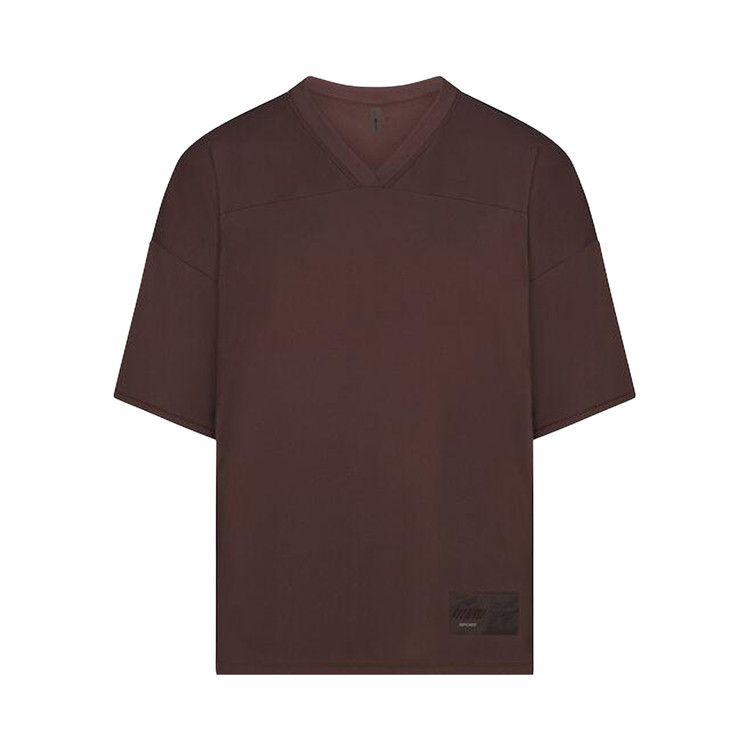 

Топ NikeSKIMS Airy V-Neck Oversized Top, Dark Sepia