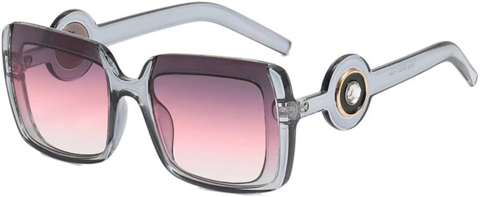 

Модные большие квадратные солнцезащитные очки с бриллиантовой оправой для женщин и мужчин, винтажные солнцезащитные очки, классические очки с защитой от УФ-излучения UV400 MTZJH, C2