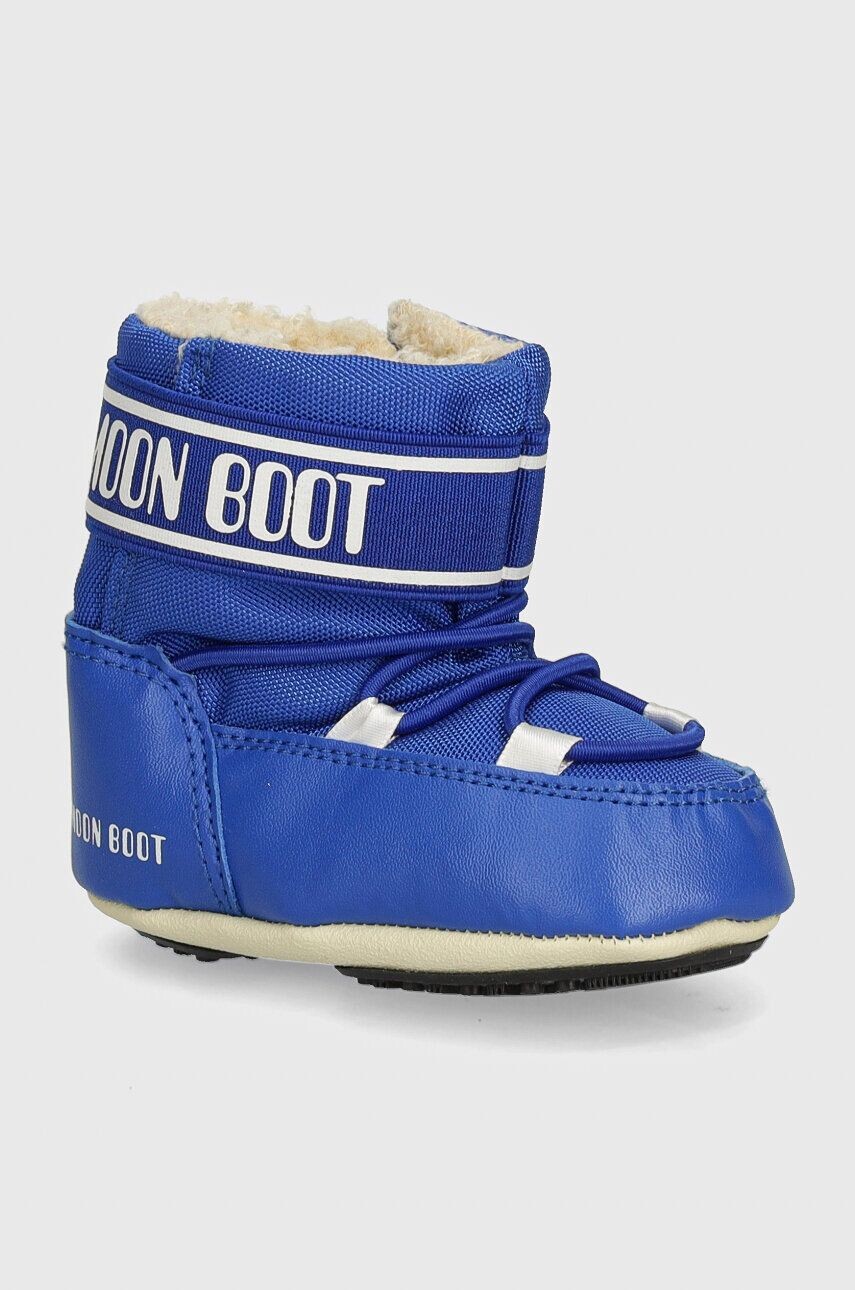 

Детские зимние ботинки Moon Boot CRIB NYLON, синий