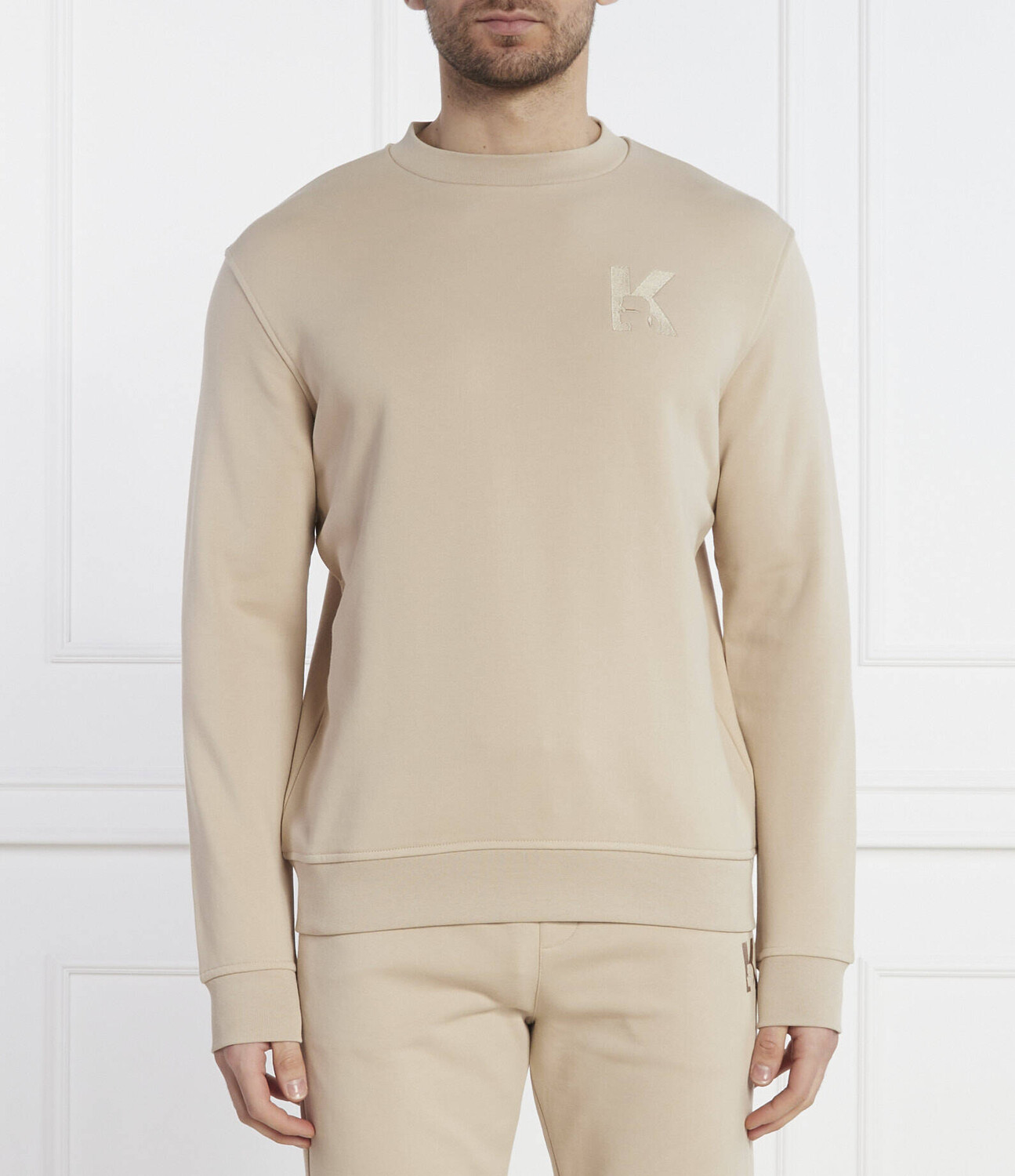 

Толстовка Karl Lagerfeld Regular Fit, бежевый