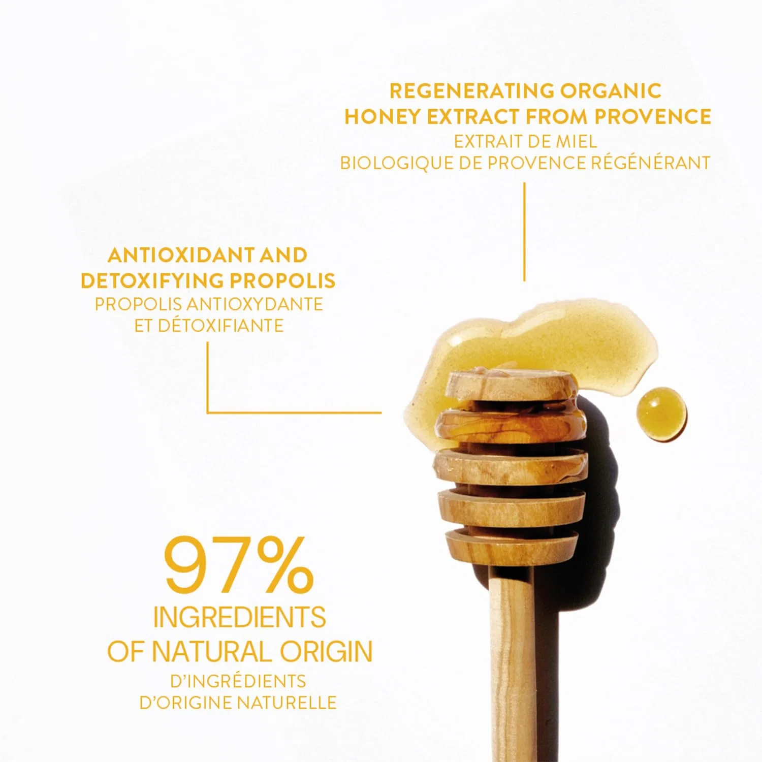 Скраб для тела Panier des Sens с органическим медом из Прованса Panier Des Sens, Organic Honey — фото 2