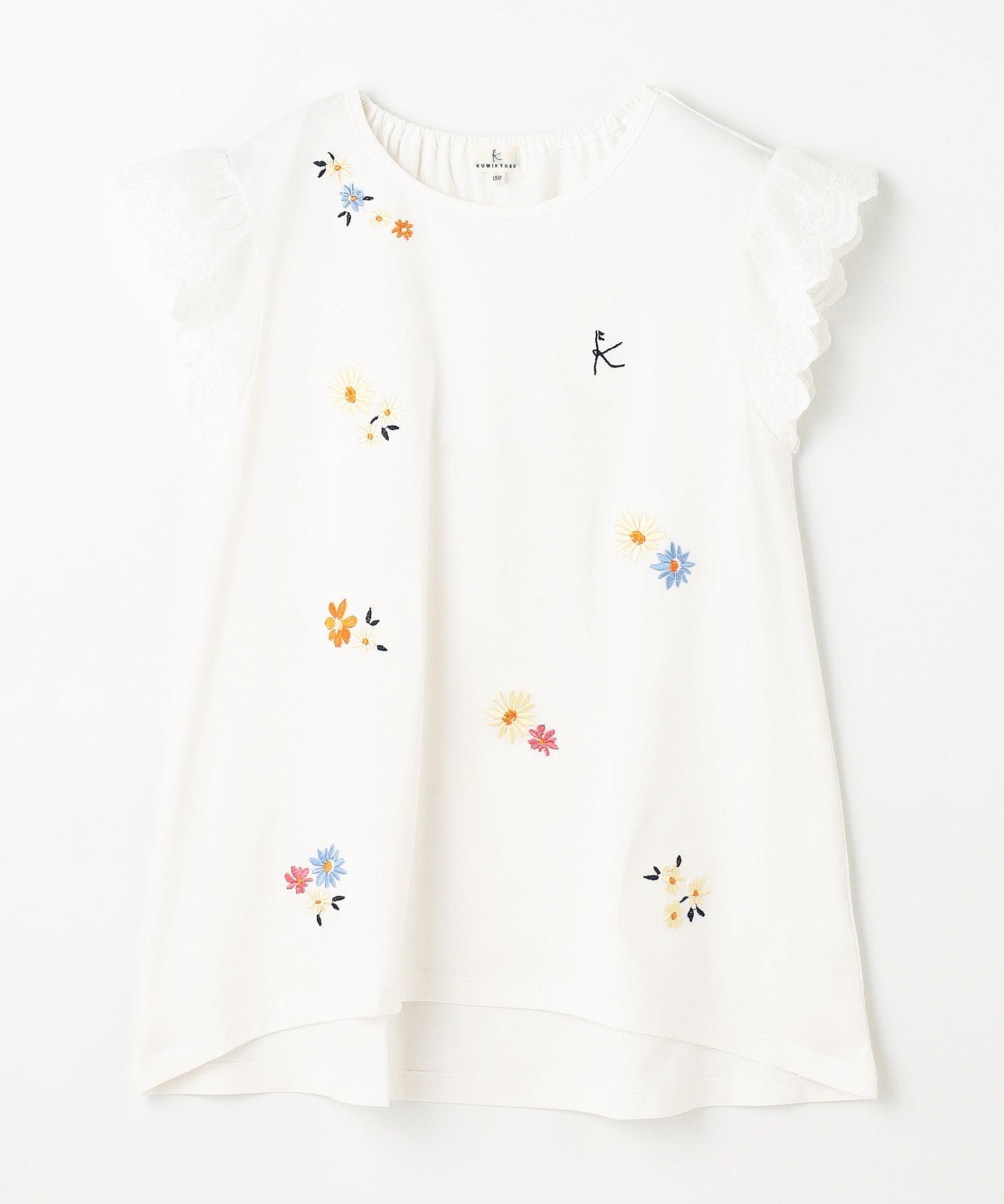 [150-160 см] Туника с цветочной вышивкой Kids Suite, Off-white [002] — фото 2