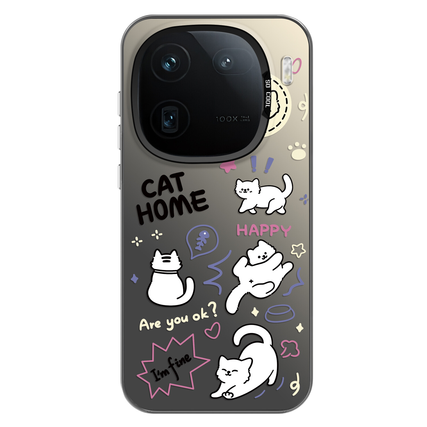 

Мелкие кости Чехол для телефона Small Bones, Color silver black - DWYCCY374