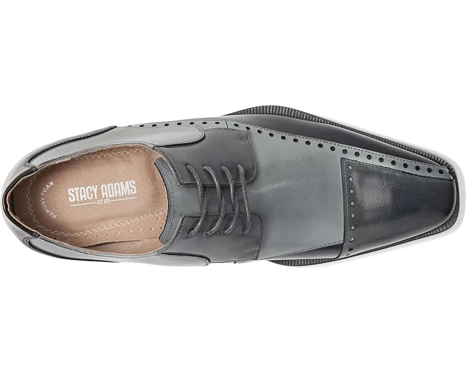 Оксфорды Stacy Adams Plaza Cap Toe Oxford, Black/Gray — фото 2