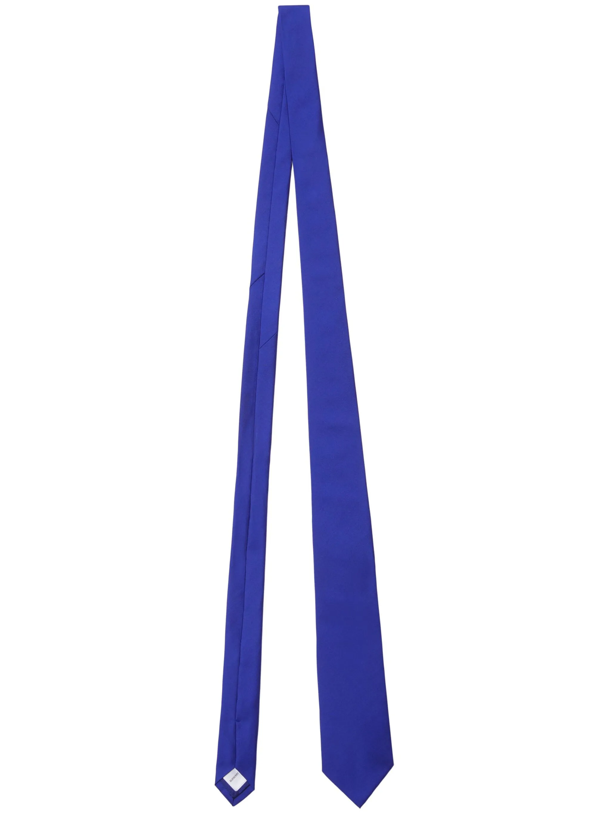 

Галстук из смесового шелка Burberry, синий
