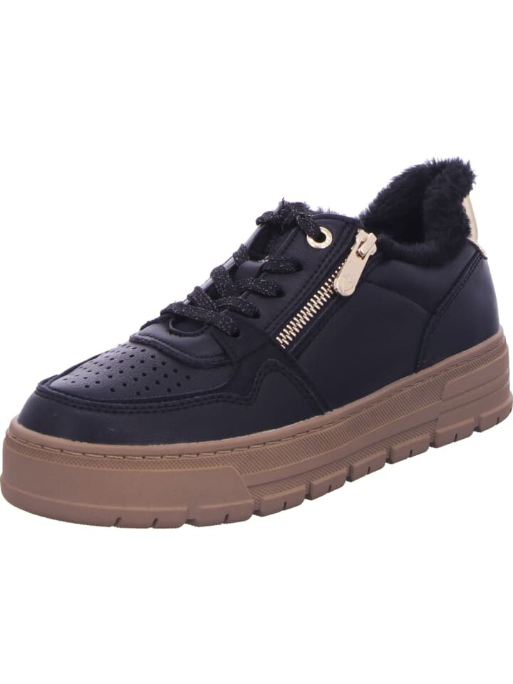 Кроссовки на шнуровке Marco Tozzi Lowtop-Sneaker, цвет BLACK COMB