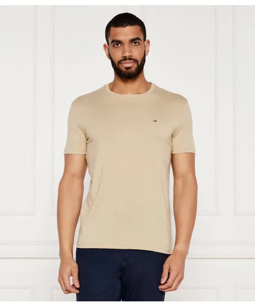 

Футболка Slim fit Tommy Jeans, бежевый