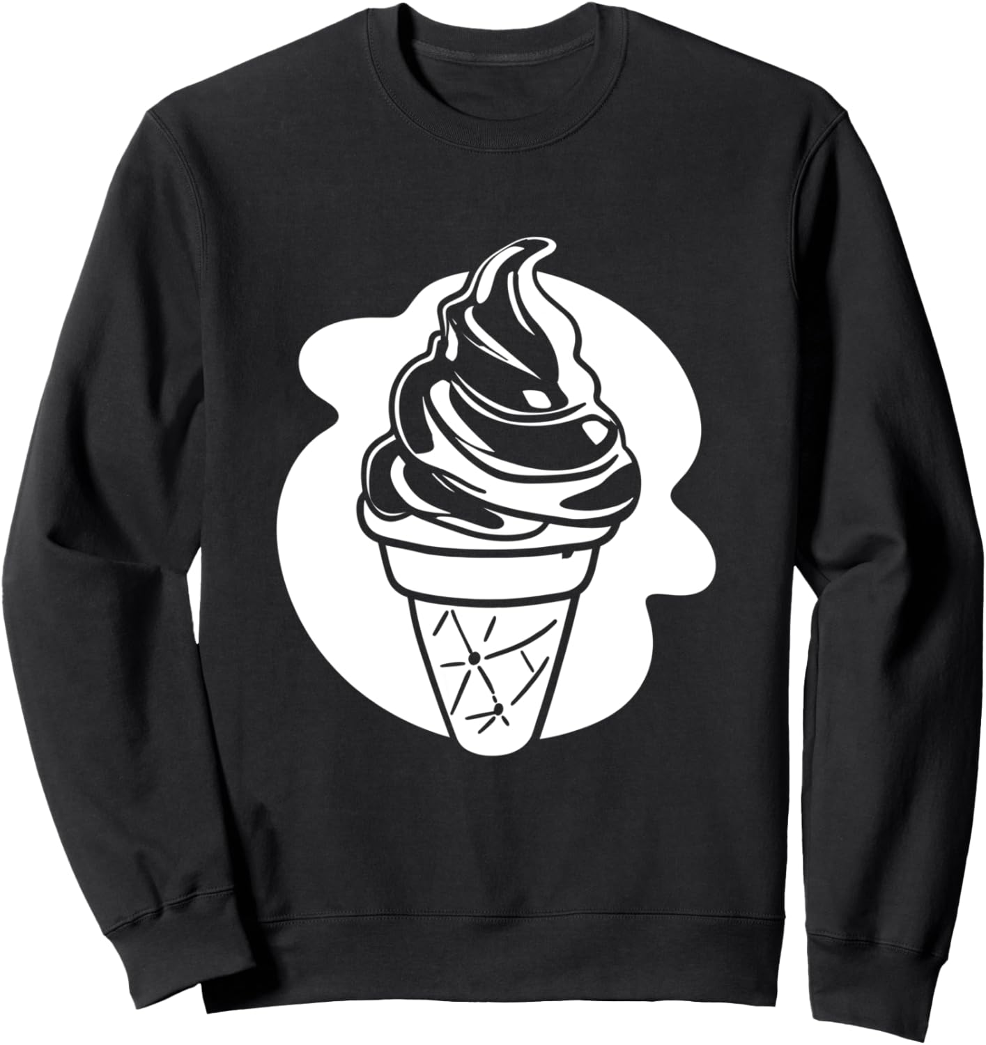 

Толстовка с рисунком мороженого и сорбета Funny Sunday Graphic T-Shirts And Giveaways, черный