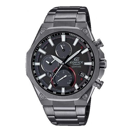 

Часы Men's CASIO Edifice Bluetooth Solar Energy Watch Solar Powered Mens Gray Analog, серый