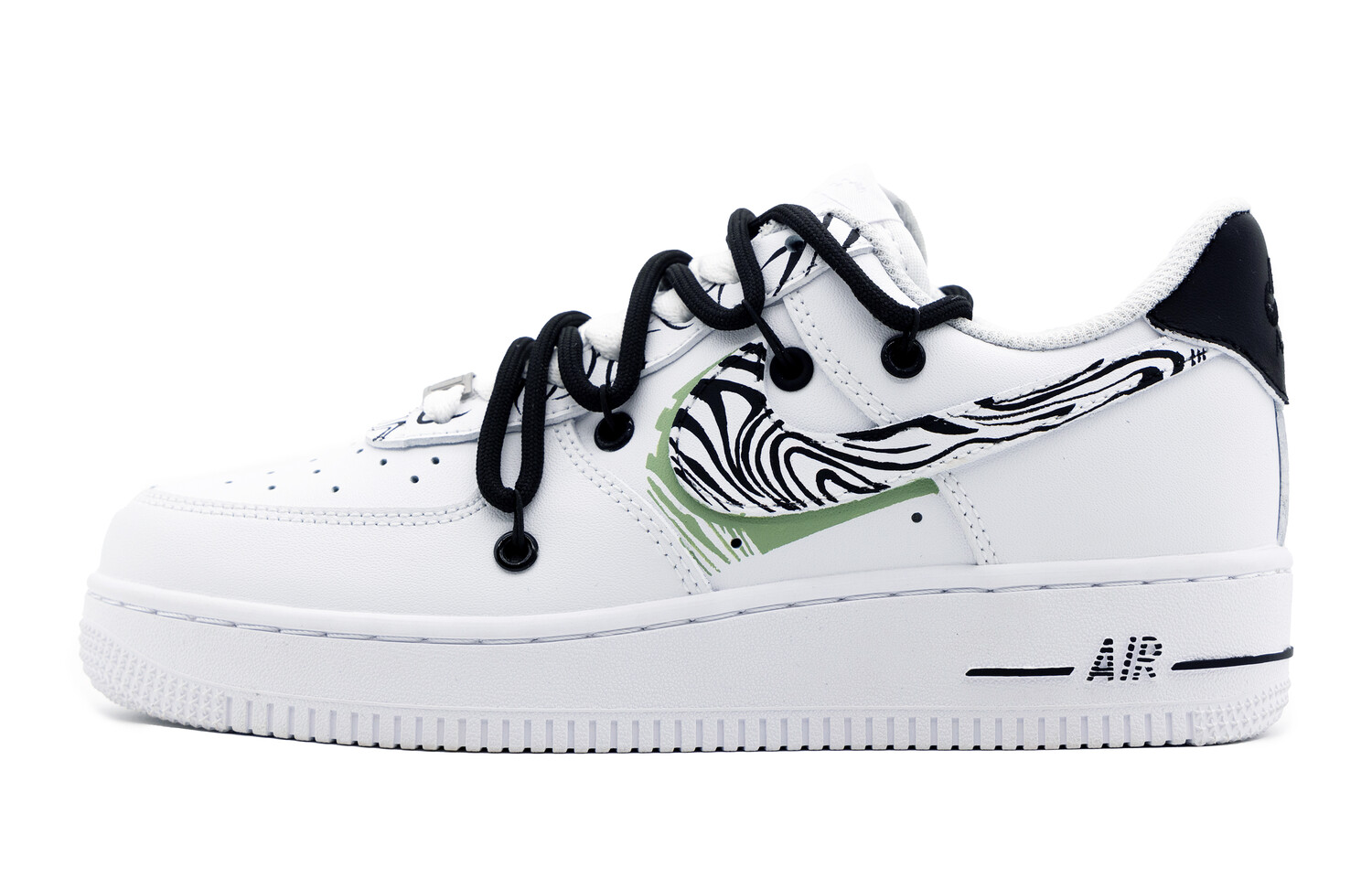 

Кроссовки Nike Air Force 1 Skateboarding Shoes Men Low-top Black/white, белый