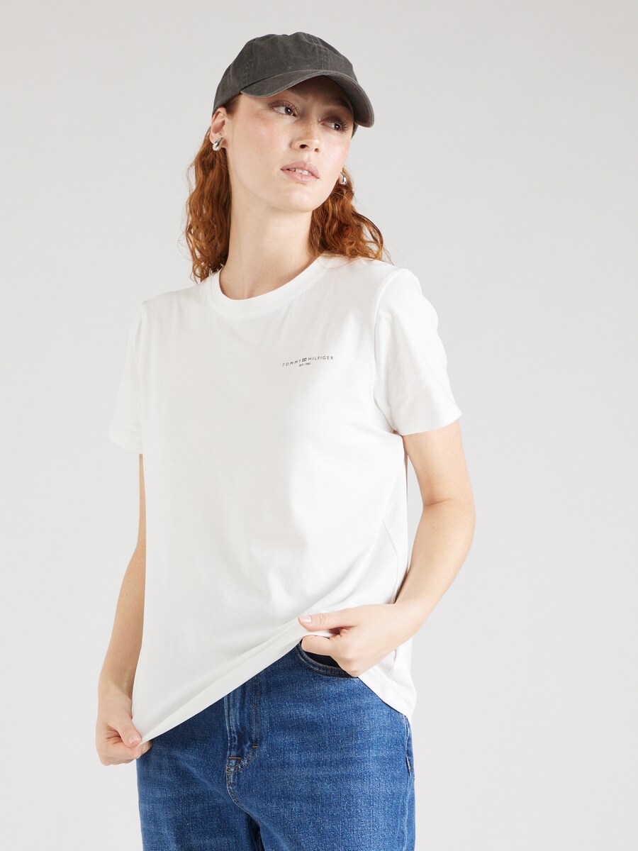 Футболка TOMMY HILFIGER Shirt 1985, белый — фото 2