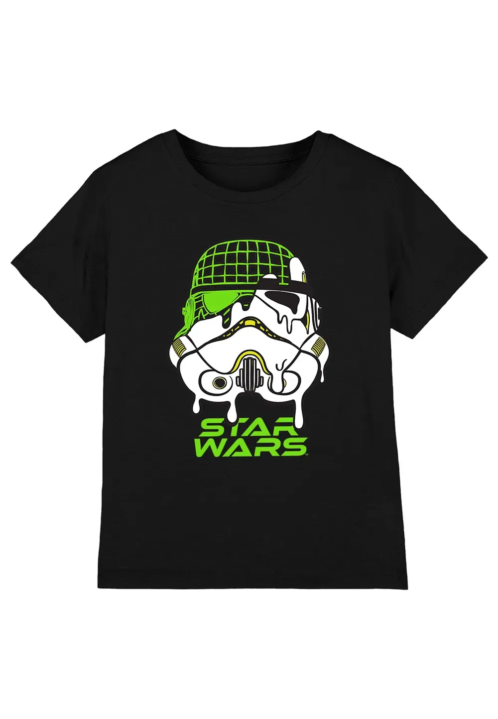 Футболка детская с принтом Stormtrooper Star Wars, черный — фото 4