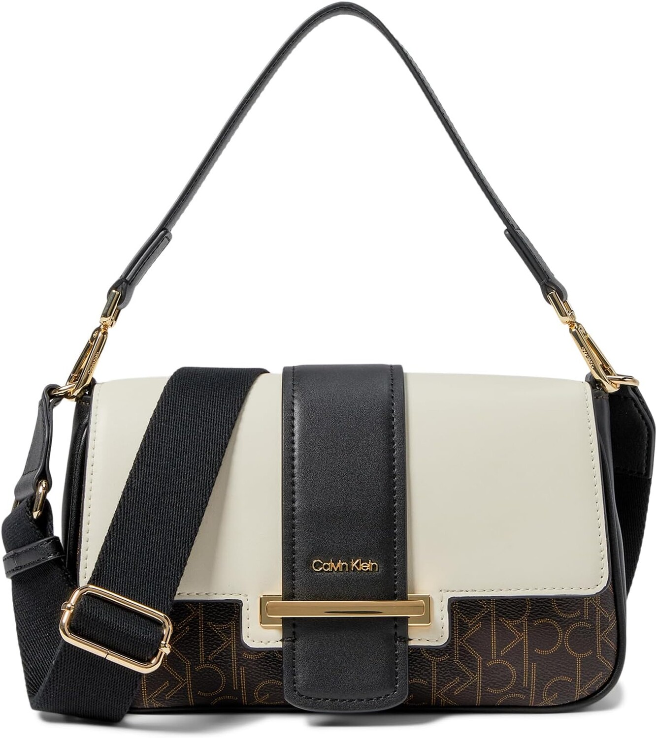 

Сумка через плечо Calvin Klein Nadine Signature Shoulder, цвет Brown/Khaki/Black/White, Белый, Сумка через плечо Calvin Klein Nadine Signature Shoulder, цвет Brown/Khaki/Black/White