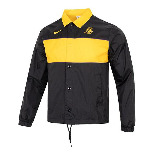 

Куртка Nike NBA Lakers coach jacket 'Black', черный