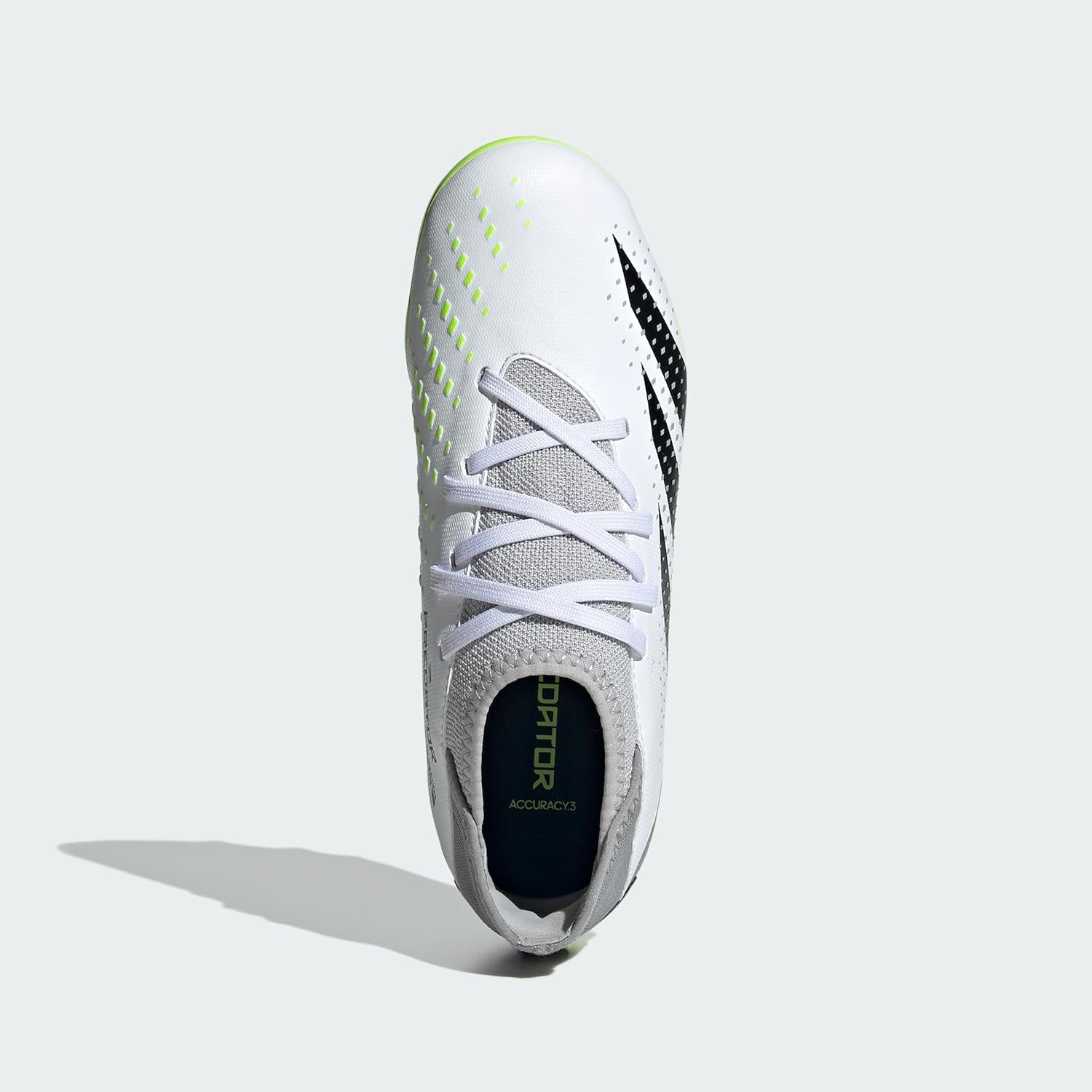 Кроссовки Adidas Unisex Accuracy.3 для игры на искусственном газоне, белый/черный — фото 3