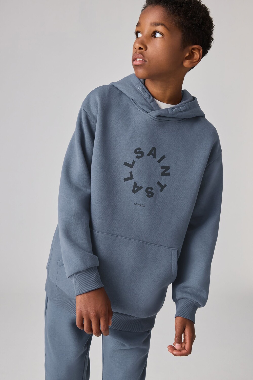

Толстовка Tierra oversize с логотипом Smallsaints, синий