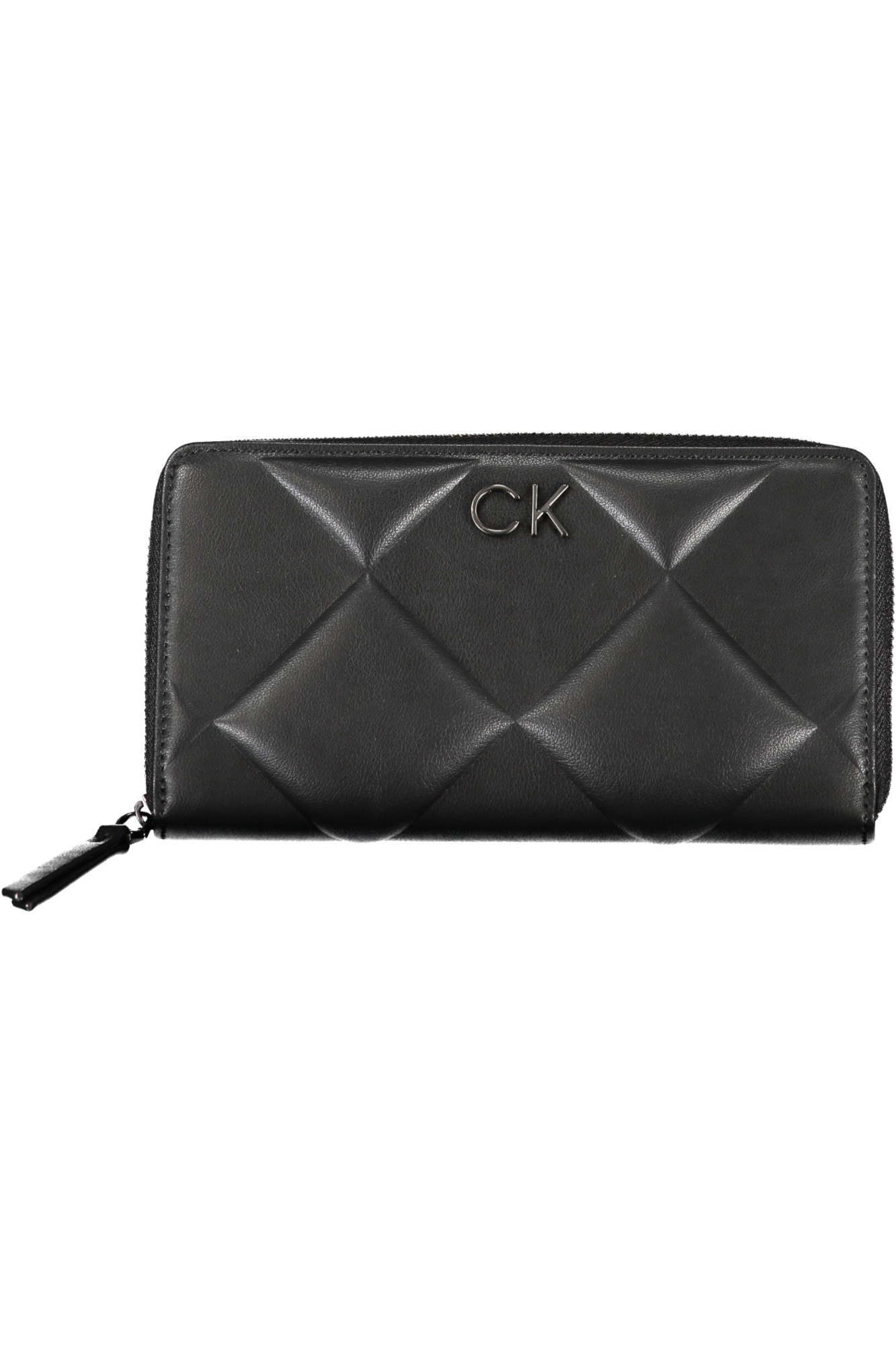 

Женский кошелек Calvin Klein с 5 отделениями фактурный, черный