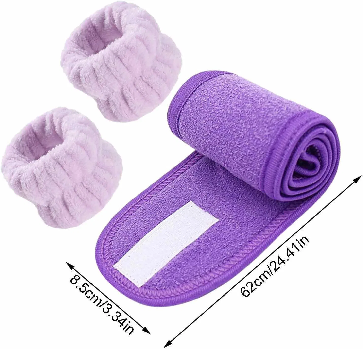 Напульсники для умывания из микрофибры Generisch, Purple — фото 4