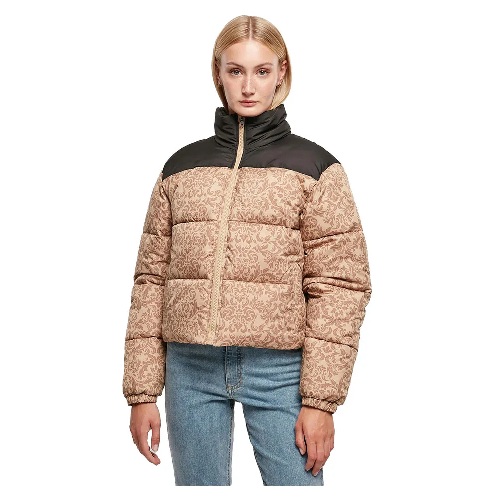 

Куртка Urban Classics AOP Retro padded, бежевый
