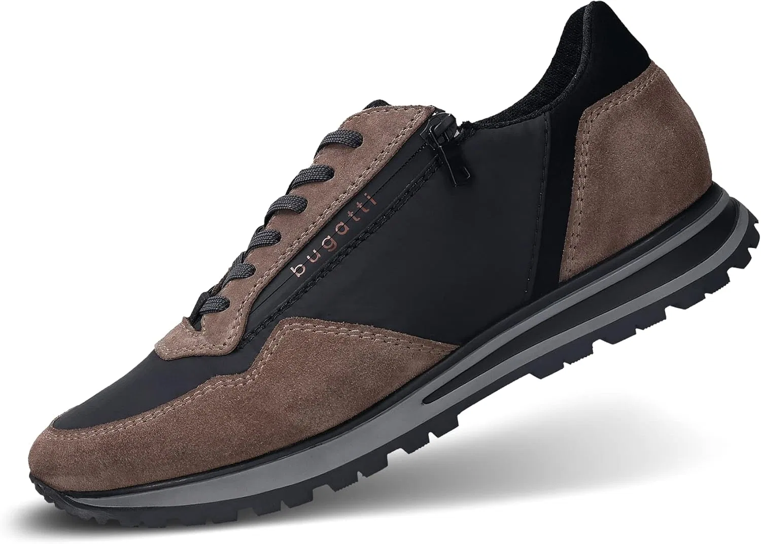 Кроссовки bugatti Lace-Up Cognac, 43, Taupe Black