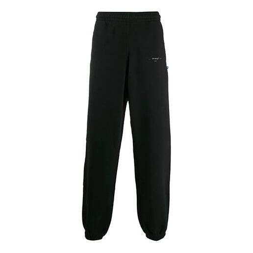 

Брюки mens unfinished track pants black Off-White, черный