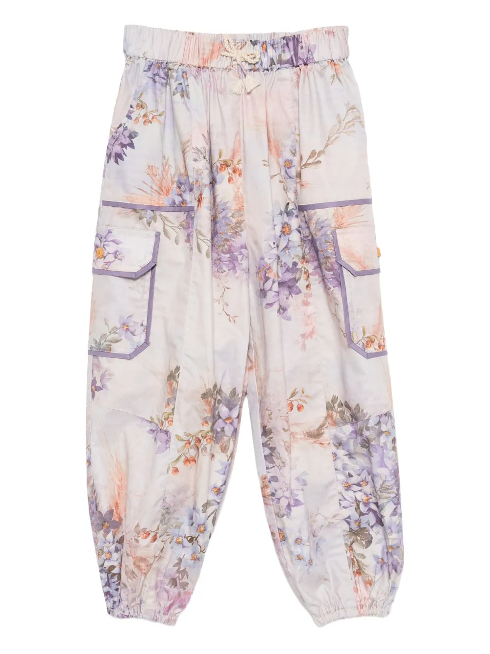 

Поплиновые брюки Cascadian ZIMMERMANN Kids, фиолетовый