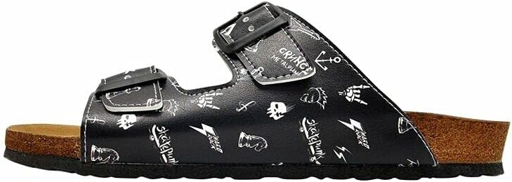 DOGO Personalize Your Life Simon - Printed Flat Slide Сандалии - Boys' Fashion - Chic, Elegant and Casual Style - Vegan, Environmentally Friendly and Handmade — фото 3