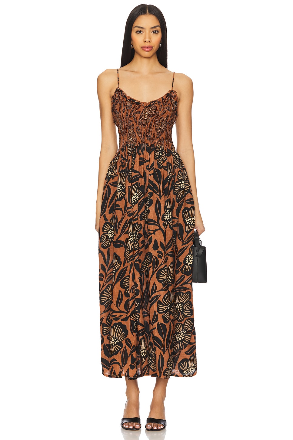 

Midi-платье "Sweet nothings" от Free People, brown patina combo