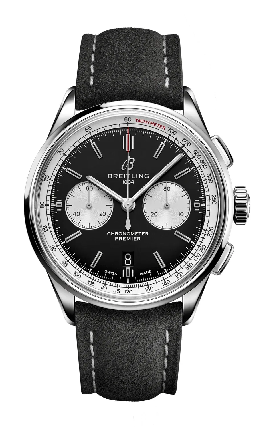 ПРЕМЬЕР B01 ХРОНОГРАФ 42 - AB0118371B1X1 BREITLING, серебряный